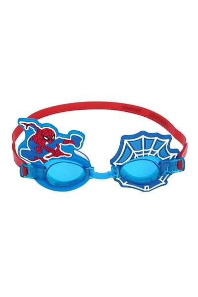 OEM Ochelari de înot din silicon, model Spiderman albaștri, pentru copii de peste 3 ani