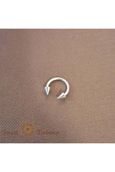 saratremo Piercing Horseshoe with Small Arrows in Titanium