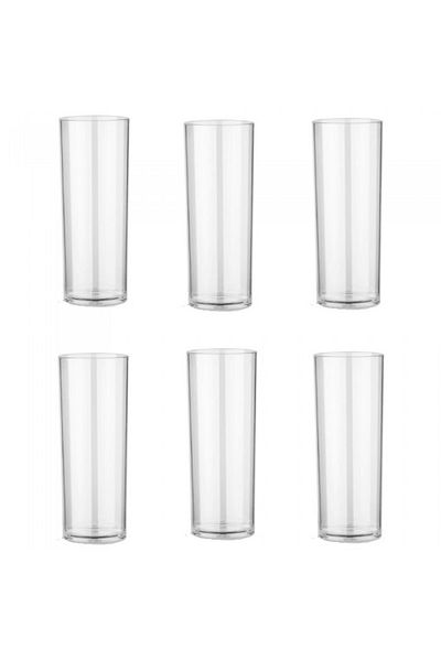 Raki Set 6 pahare long drink RAKI, 260ml, D5,6xh15cm, policarbonat