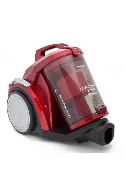 Sharp Bagless Cyclonic Vacuum Cleaner Red EC-BL2203A-RZ
