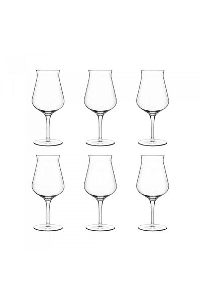 Luigi Bormioli Set 6 pahare bere LUIGI BORMIOLI BIRRATEQUE, 420ml, D8,9xH20cm