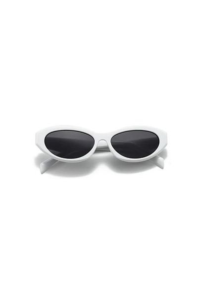 Toz Vintage Zeruva White Frame Vintage & Retro Unisex Sunglasses