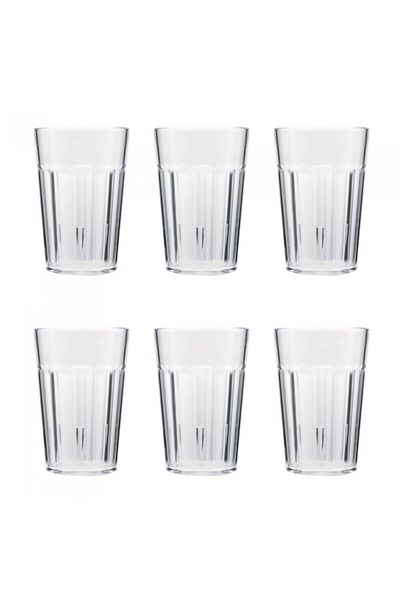 Raki Set 6 pahare policarbonat 240ml