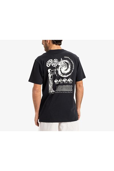 Quiksilver Standard Fit T-Shirt Soft Textured Colorful Round Neck T-Shirt