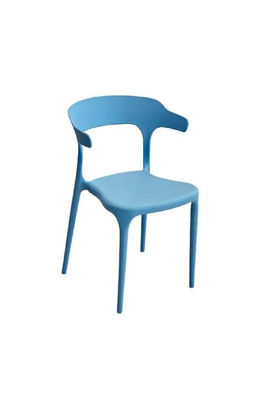 rexa Modern Blue Fiber Dining Chair – Compact & Stylish Seating