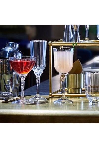 Bormioli Rocco Set of 6 martini glasses, champagne, BORMIOLI ROCCO FLORIAN, 240ml, D9.7xh16.4cm