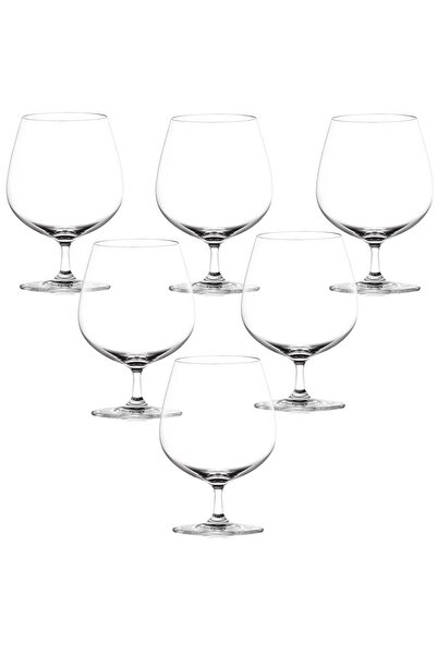 LUCARIS Set 6 pahare cu picior pentru coniac SHANGHAI 650ml COGNAC