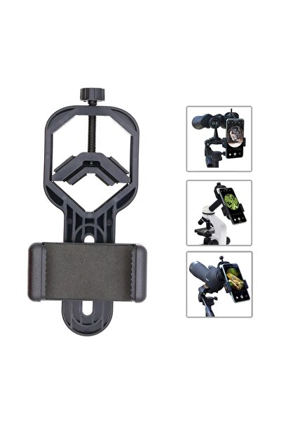 DUHALINE Dürbün Teleskop Mikroskop Için Telefon Bağlantı Aparatı Universal Te...