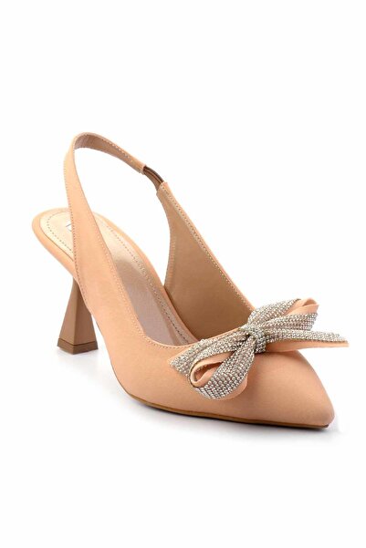 Bambi Matné Nude Dámské Večerní Společenské Boty K01397180038