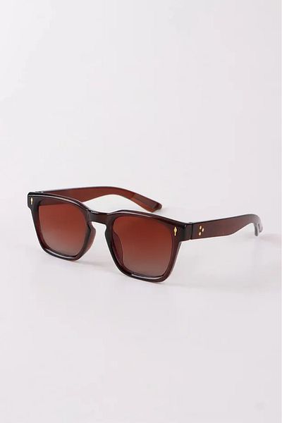 MACERATİ Swank Unisex Brown Sunglasses