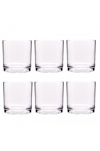 Raki Set 6 pahare whisky policarbonat 250ml