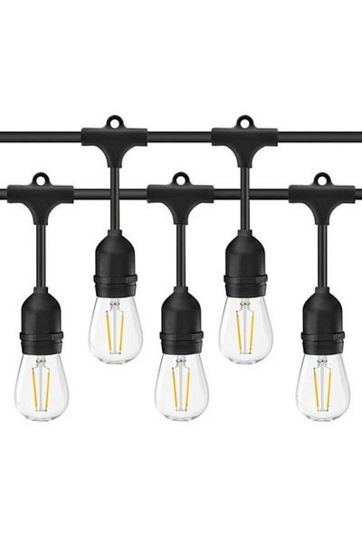 Spin Ghirlanda luminoasa cu pendule, interconectabil, E27, IP65, 20m