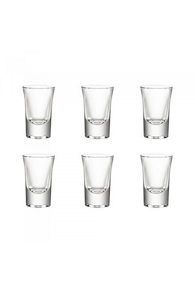 Bormioli Rocco Set of 6 BORMIOLI ROCCO DUBLINO tequila glasses, 34ml