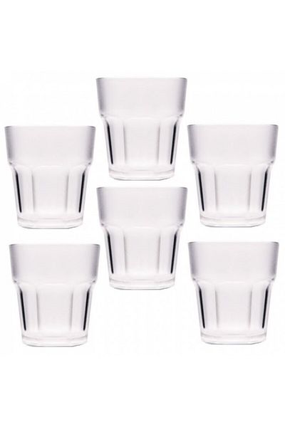 Raki Set of 6 matte polycarbonate RAKI glasses, 290ml, D8.3xh9cm