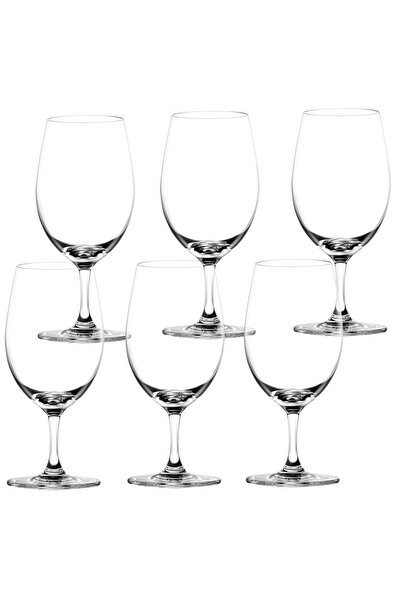 LUCARIS Set 6 pahare cu picior pentru apa/bere BANGKOK 365ml AQUA