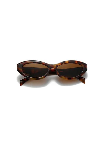 Toz Vintage Zeruva Leopard Pattern Vintage & Retro Unisex Sunglasses