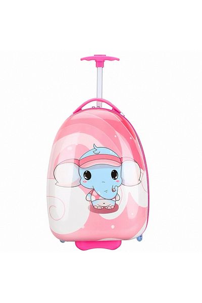 ZAAPPY Cute Anime Printed Kids Lightweight 17 Inch[ 5-7kg] Luggage with Smooth Easy Drag Wheels