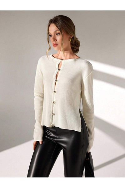 hidafashion BUTTONED KNITWEAR CARDIGAN