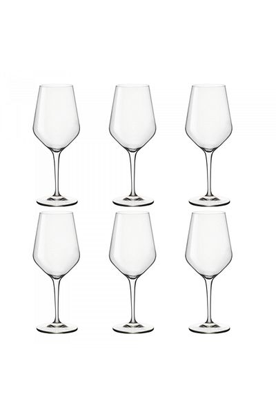 Bormioli Rocco Set of 6 BORMIOLI ROCCO ELECTRA wine glasses, 440ml