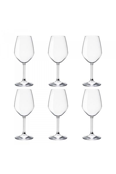 Bormioli Rocco Set of 6 white wine glasses BORMIOLI ROCCO RESTAURANT, 435ml