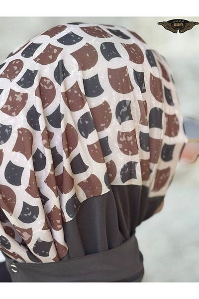 ALDIRA Snap Hijab Bonnet Pattern
