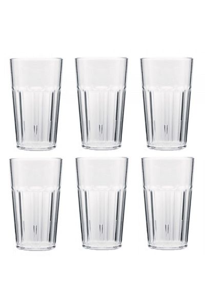 Raki Set 6 pahare policarbonat 440ml