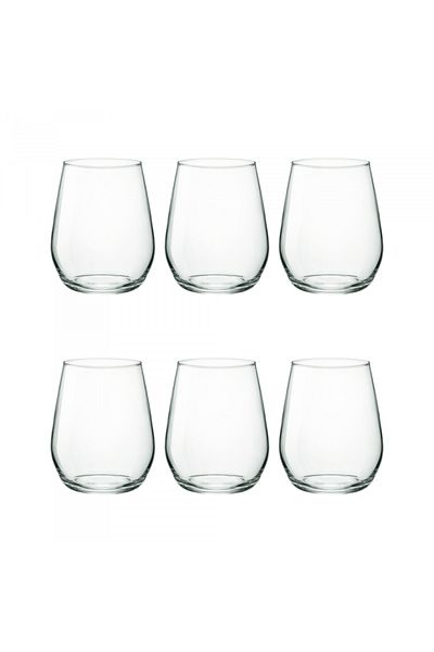 Bormioli Rocco Set of 6 BORMIOLI ROCCO ELECTRA soft drink glasses, 380ml