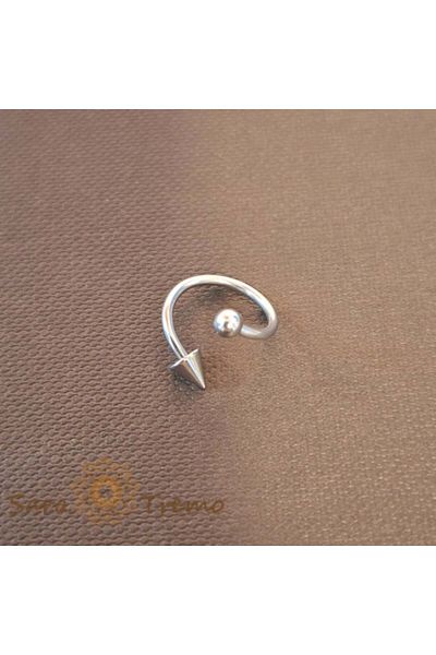 saratremo Titan Spiral Piercing with Small Ball and Large Arrow