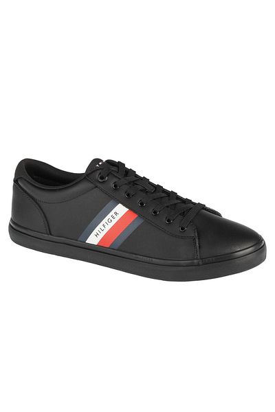 Tommy Hilfiger Essential Leather Vulc Stripes, Men's Sneakers