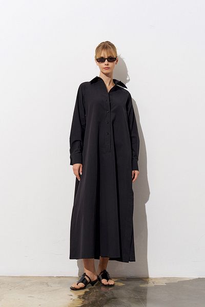 Merve DAĞLI Ni̇sya Poplin Maxi Tunic