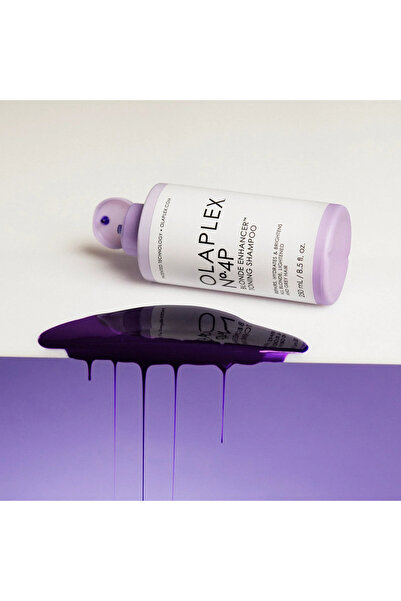 Olaplex Σαμπουάν τόνωσης No. 4P Blonde Enhancer - 250ml για έντονα και λαμπερά ξανθά μαλλιά
