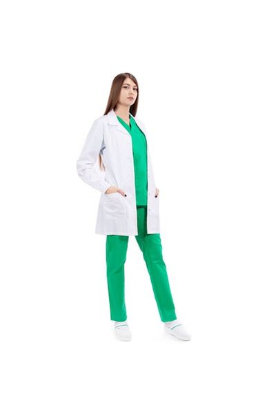 İNOTEX Halat medical pentru femei cu mâneci lungi, Inotex, alb, XL