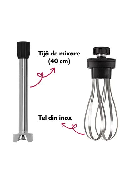 Fimar Mixer profesional de mana cu tel si tija, 400W