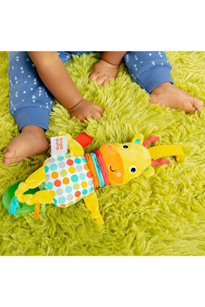 Bright Starts لعبة موسيقية للنشاط "اسحب، العب وارقص" - زرافة، من عمر 0 إلى 36 شهرًا