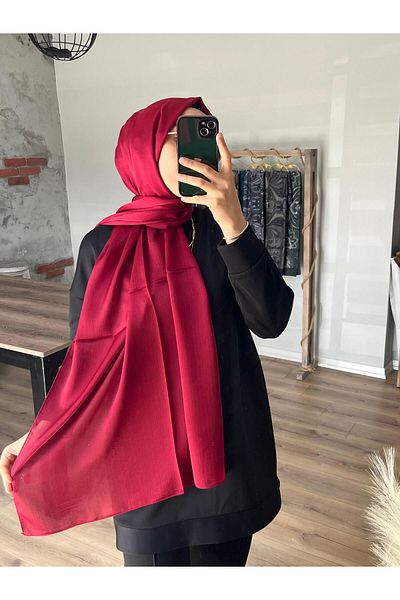 Merwiss Janjan Evening Dress Burgundy Shawl