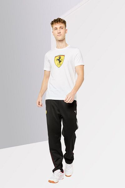 Puma X Scuderia Ferrari Men Sportswear Fit Ferrari Race Mt7 Outdoor Track Pants, Black