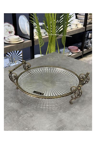 ROY KING Royking Round Flat Bronze 30 cm Service