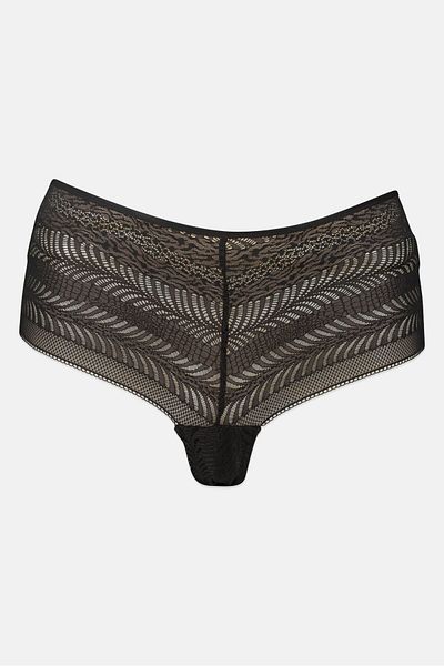 Calvin Klein Women Lace Pull-On Panty, Black