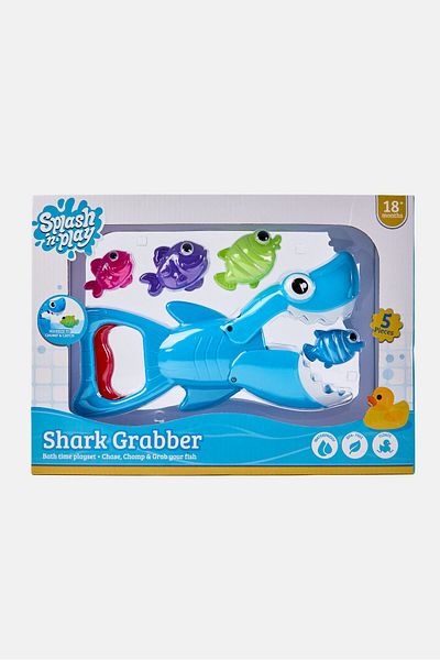 SPLASH Shark Grabber Bath Time Playset