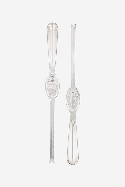 FACKELMANN 2 Pieces Lobster Forks Inbox, Silver