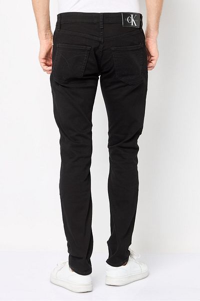 Calvin Klein Men Athletic Fit Stretch Washed Jeans, Black