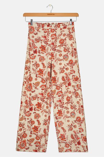 Koton Kids Girl Floral Print Pants, Muticolor