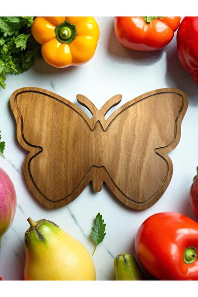 KILIÇAHŞAPCNC Wooden Decorative Presentation Tray - Presentation Tray - Presentation Holder