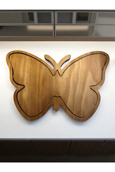 KILIÇAHŞAPCNC Wooden Decorative Presentation Tray - Presentation Tray - Presentation Holder