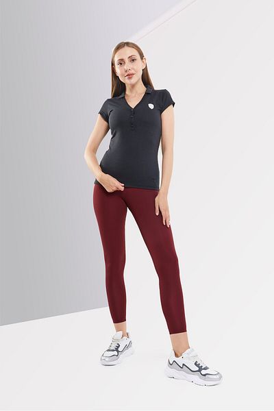 Puma x Scuderia Ferrari Women Sportswear Fit Cap Sleeve Polo Shirt, Black