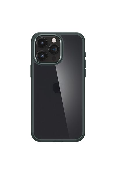 Spigen Etui Ultra Hybrid na iPhone 15 Pro ciemnozielone