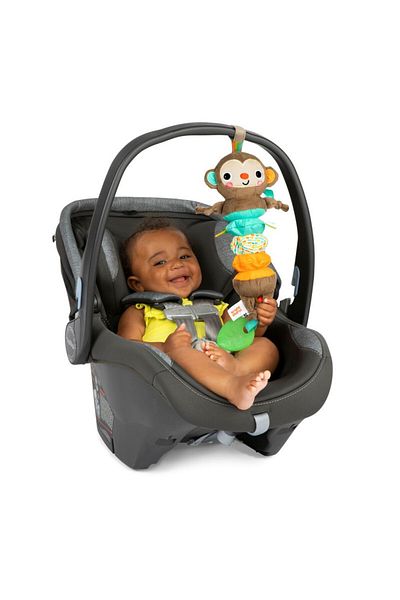 Bright Starts Pull Down Musical Monkey Peg Toy, 0-36 Months