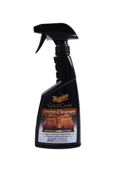 Meguiars Leather and Vinyl Cleaner – Stain Remover & Surface Revitalizer | Clear