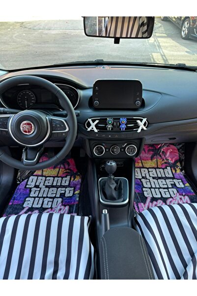 Pro Boss Car Vice city dekor baskılı oto halı paspas takımı (koruma ambalajlı)