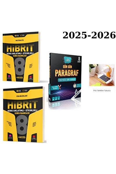 Hız Yayınları 8.SINIF HİBRİT KONU ANLATIMLI MATEMATİK + FEN+ STRATEJİ 8.SINIF...